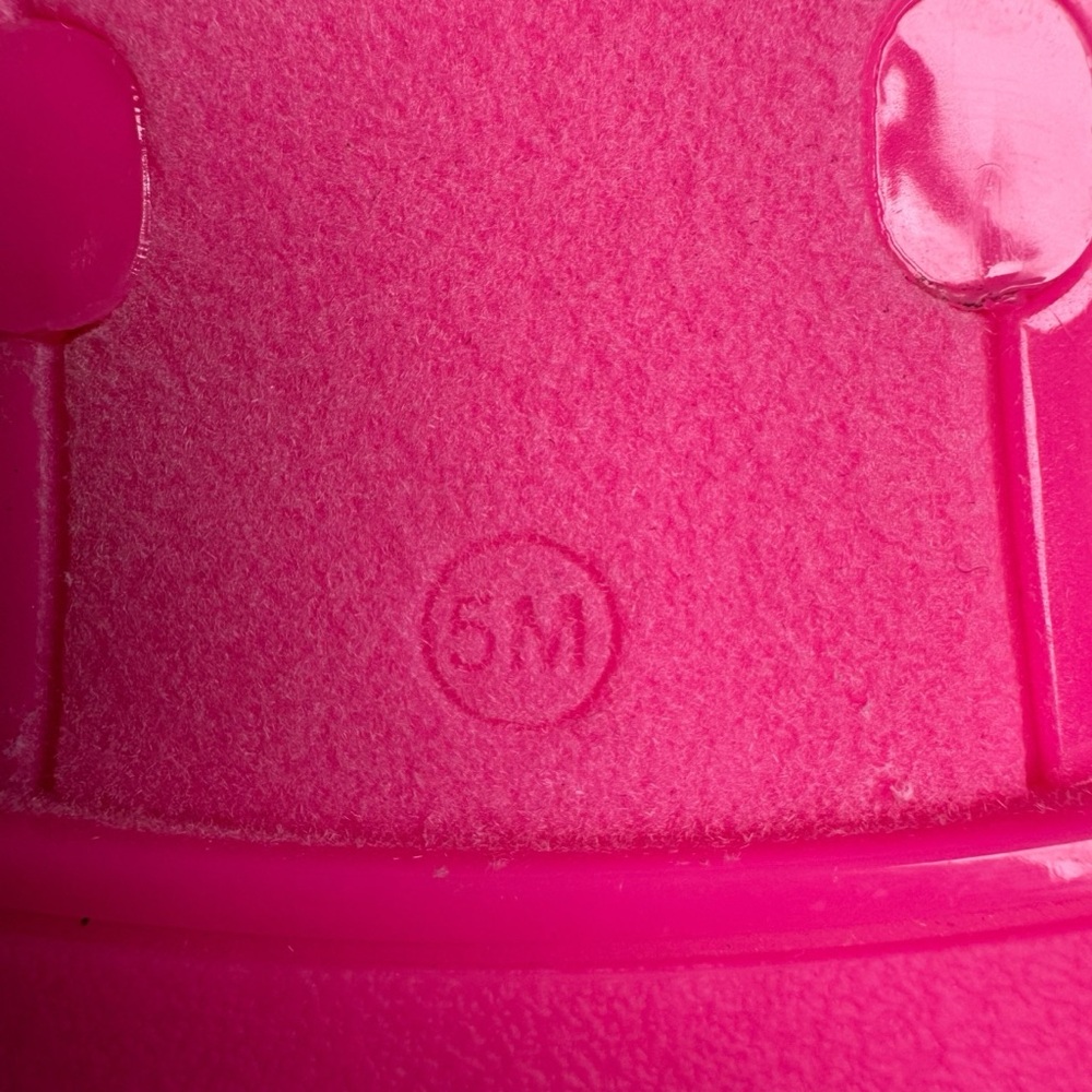 Nine West Hot Pink Jelly Thong Sandals Women’s Size 5 NEW Flip Flops Barbiecore - Picture 7 of 10